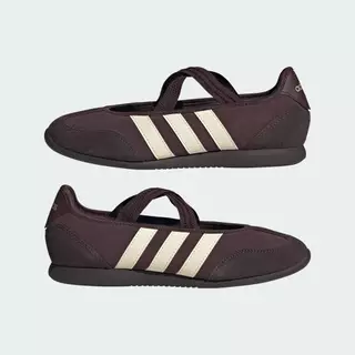 adidas ไลฟ์สไตล์ รองเท้าแมรี่เจน BARREDA ผู้หญิง สีน้ำตาล KJ2255