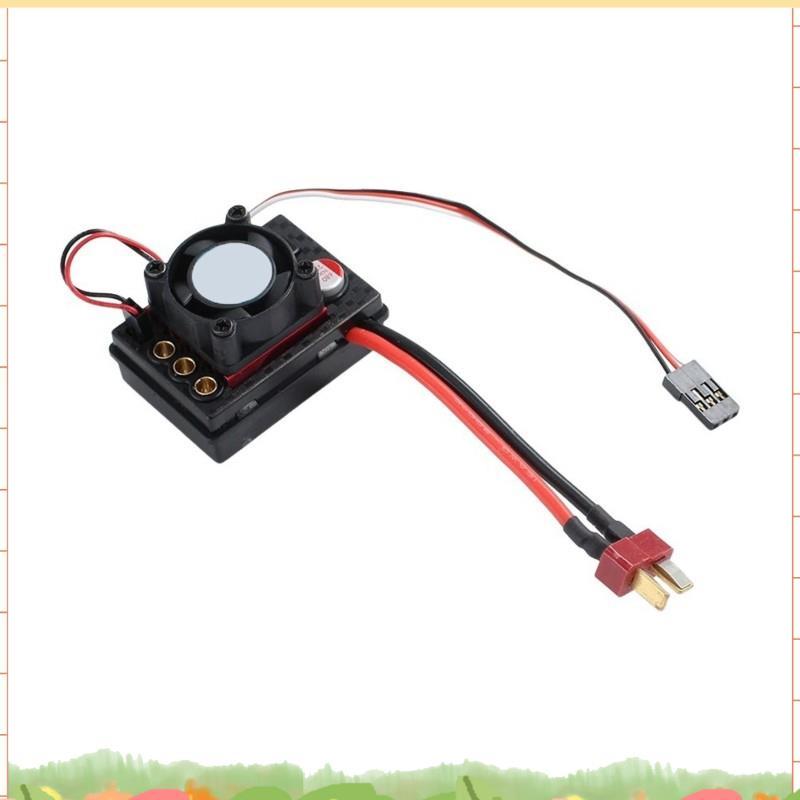 รถ RC อัพเกรด 35A ESC ไร้แปรงถ่านพร้อมพัดลมสําหรับ ?WLtoys? 144010,124017,124016,124007,184016,12400