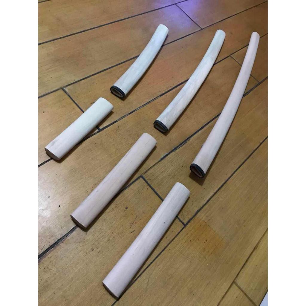 กว้าง 3.2 ซม.Samurai Scabbard Log Scabbard Tang แนวนอน Scabbard ไม้ Scabbard ตรง Scabbard Scabbard S