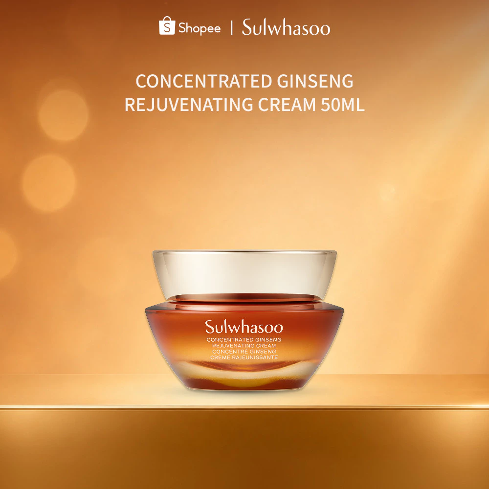 Sulwhasoo Concentrated Ginseng Rejuvenating Cream 50ML / 30ML ครีมโสมสูตรเข้มข้น ฟื้นฟูผิวให้แลดูอ่อนเยาว์ ยกกระชับ