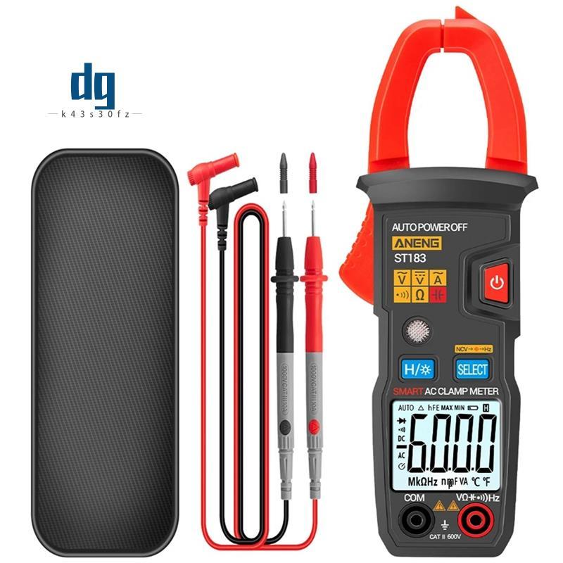 ST183 Digital Clamp Meter 6000 นับ CLAMP Meter True RMS มัลติมิเตอร์ DC/AC แรงดันไฟฟ้าเครื่องทดสอบ H
