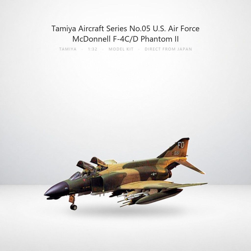 Tamiya 1/32 Aircraft Series No.05 U.S. Air Force McDonnell F-4C/D Phantom II Plastic Model 60305