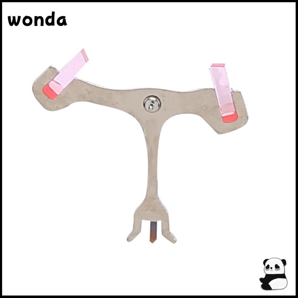 WONDA ส้อมนาฬิกา Escapement, Alloy Silver Watch Movement Replacement Part, Small Watch Movement Acce