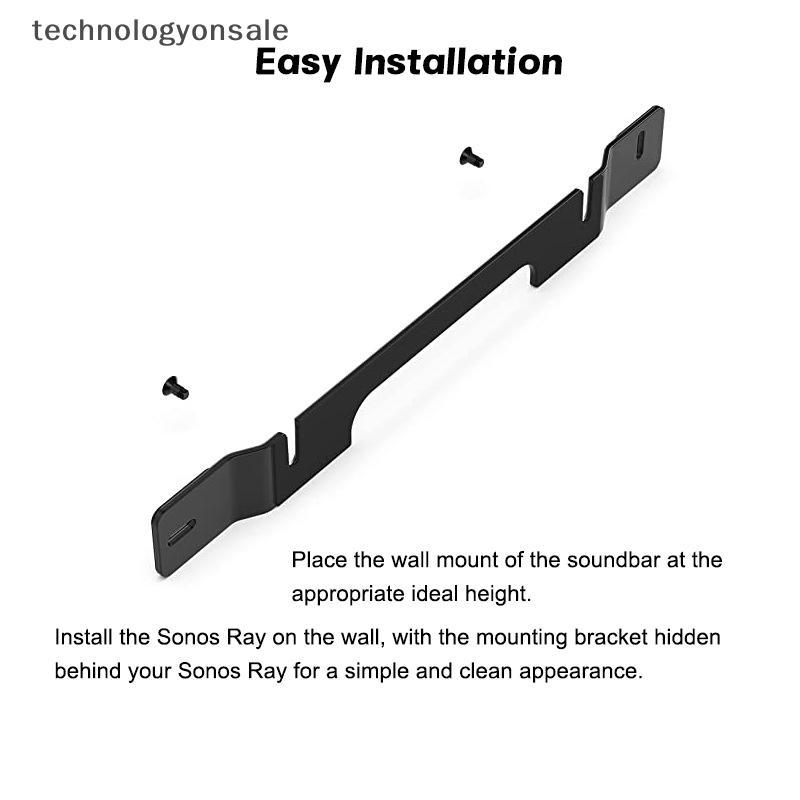 [Tech] Soundbar Wall Mount Braet ลอยสไตล์ติดตั้ง Braet อุปกรณ์เสริมสําหรับ Sonos Ray Soundbar Mount 
