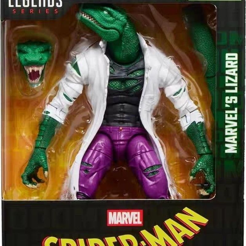 Hasbro Marvel Ml Lizard Man Spiderman Villain Comic Version 20cm Action Figure