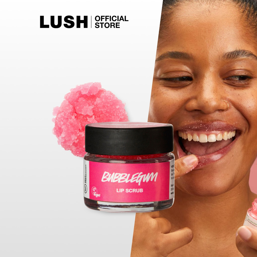 LUSH สครับปาก ลิปแก้ปากคล้ํา Bubblegum Lip Scrub 20g