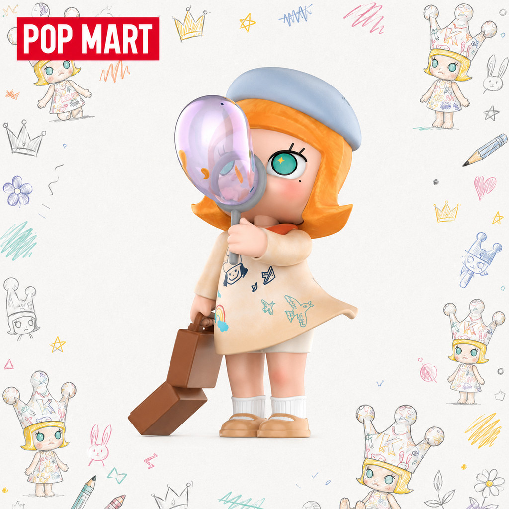P POPMART MOLLY Dream Chasing Bubble Figure ของขวัญของแท้