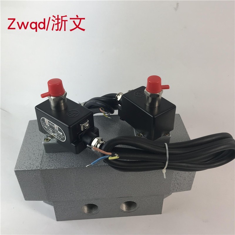 ป้องกันการระเบิดสามตําแหน่ง Five-Way Solenoid วาล์วไฟฟ้าควบคุมวาล์ว K35D2H-15B K35D2-20B 25B 32B 40B