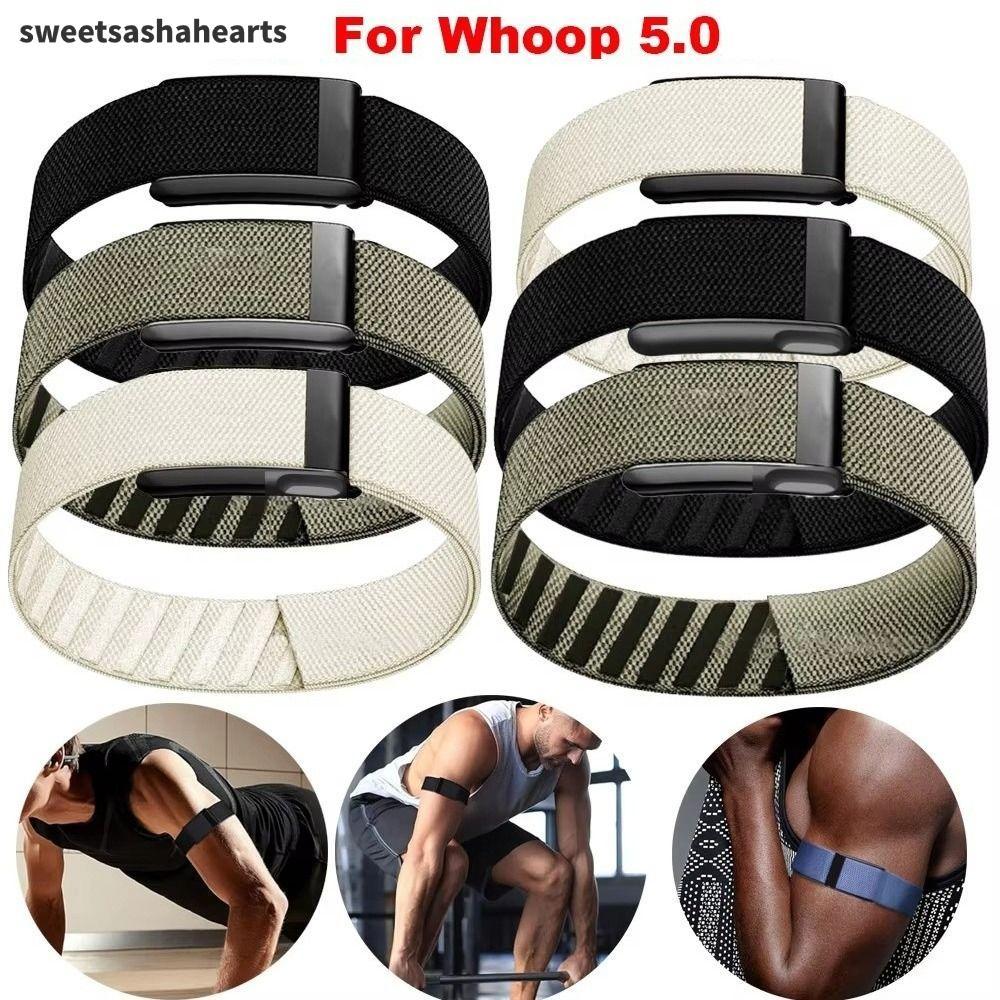 SWEE Fitness Band,ยืดหยุ่นเปลี่ยนBicepสําหรับ Whoop 5.0,คุณภาพสูงปรับไนลอนBreathable Trackerสําหรับ 