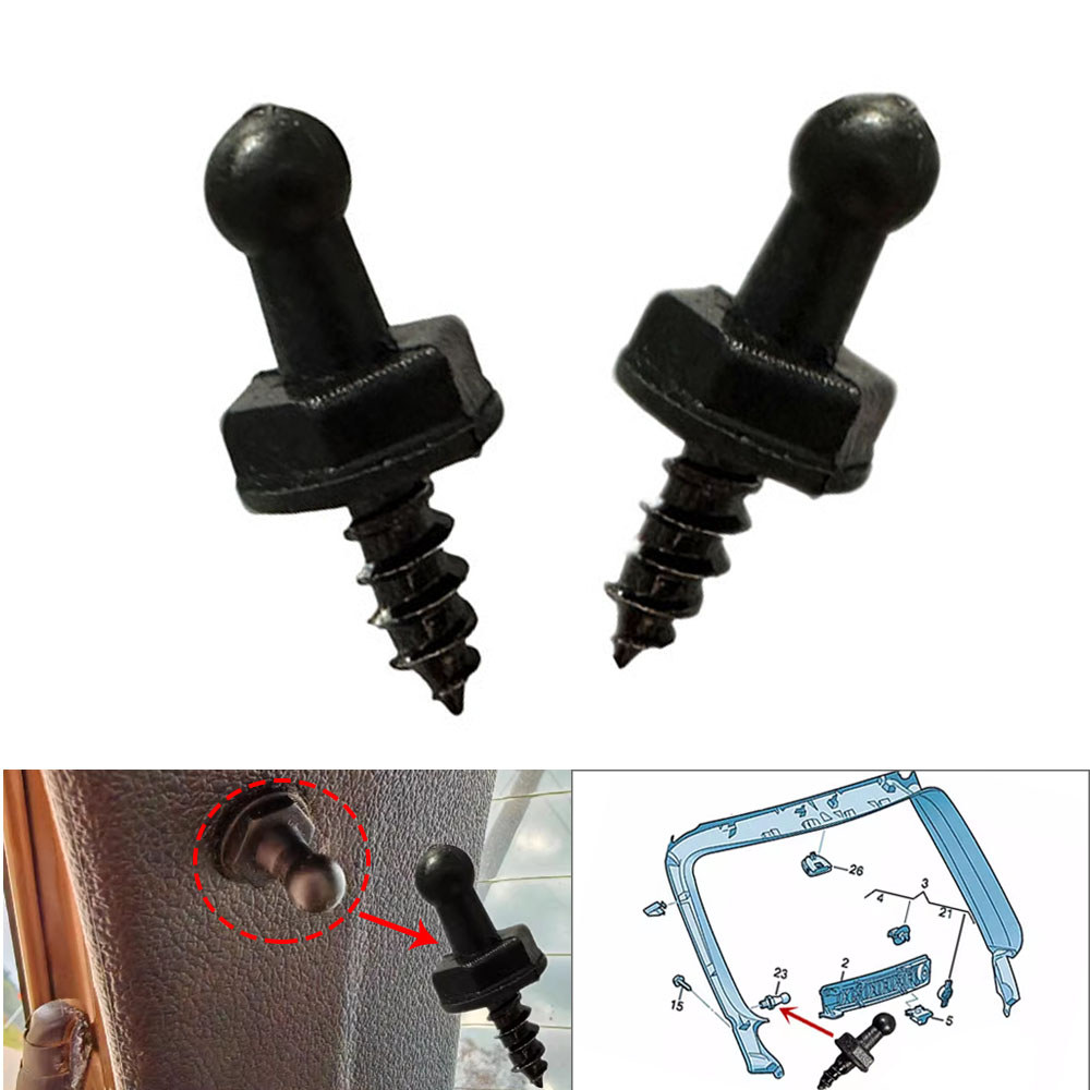 Tailgate กระเป๋าพาร์ทิชันผ้าม่าน Fixing Bolt Buckle ด้านหลัง Trunk แผงประตู Fastener สกรูคลิปสําหรับ