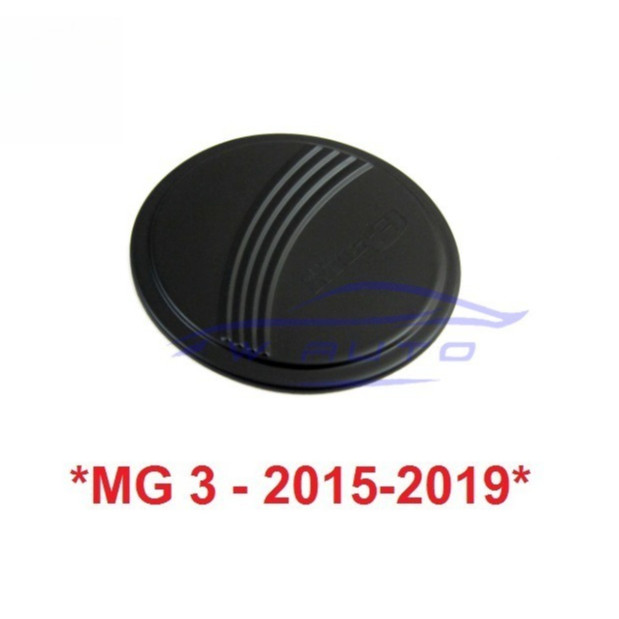 สีดำด้าน ครอบ ฝา ถังน้ำมัน MG3 MG 3 2015 2016 2017 2018 2019 เอ็มจี3 เอ็มจี สาม ที่ปิด แต่งรถ ชุดแต่