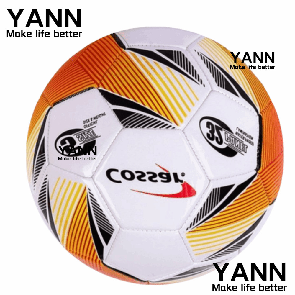 YANN ลูกฟุตบอลเบอร์ 5 การก่อสร้างเย็บ 32 แผง|ลูกฟุตบอลฝึกเย็บ, ลูกฟุตบอลสําหรับผู้ใหญ่เปลือกด้านนอก 