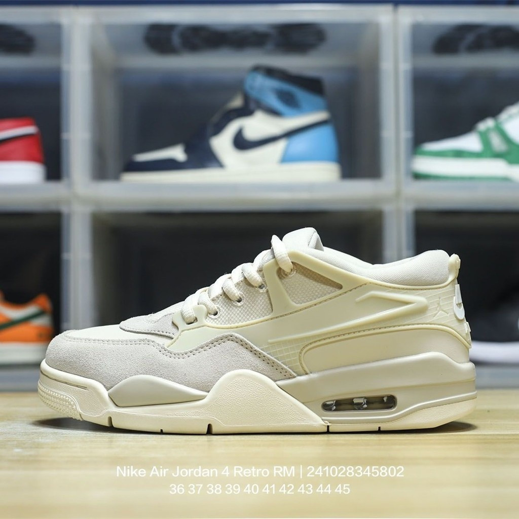 Air Jordan 4 Retro RM AJ4 Generation Reset Series Mid-Top Retro Casual Sports Culture Shoes รองเท้าบ