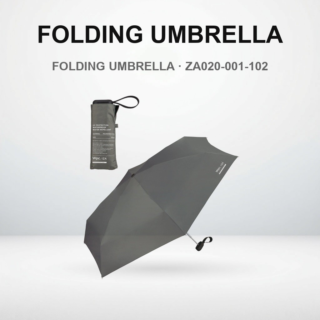 [2025] Men's All-Weather Umbrella Sunshade IZA ZA020-001-102 Gray | [2025] ร่มกันแดดสําหรับผู้ชายสํา