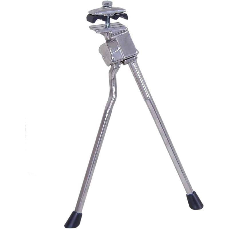 Universal Double Leg Stand Center Stand - Silver & Black