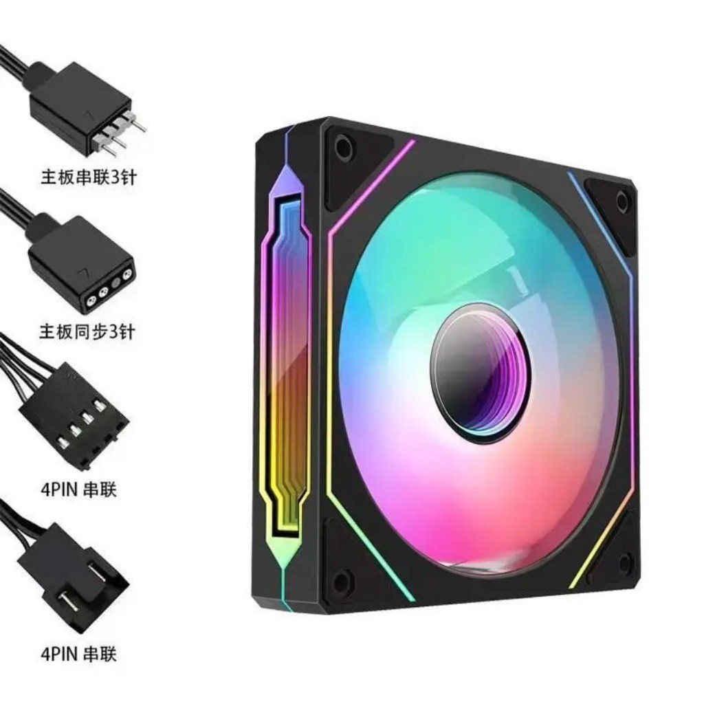 พัดลม12CM ARGB 5V 3พิน ใช้กับคอม งานหนัก