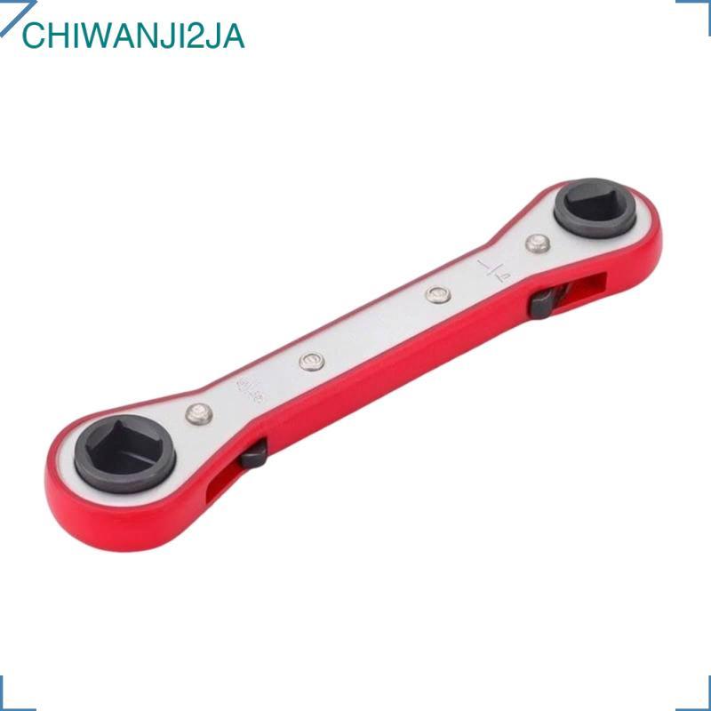 [chiwanji2ja] ประแจทําความเย็นประแจวงล้อมัลติฟังก์ชั่นพร้อมเครื่องมือไดรฟ์สี่เหลี่ยมโปรไฟล์บางขนาดกะ