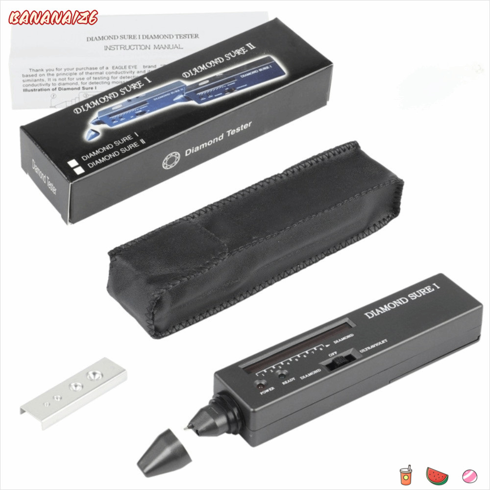 BANANA1Z6 ปากกาทดสอบ, Fast 0.5s การตรวจจับความแม่นยําสูงเครื่องตรวจจับอัญมณี, Professional แบบพกพาขน