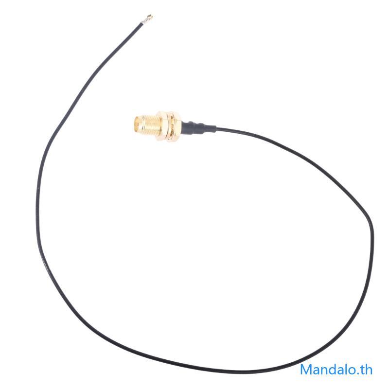 Mandalo.th Solid to RPSMA Cable Antenna Replacement สําหรับการ์ด M 2 WiFi 9260NGW