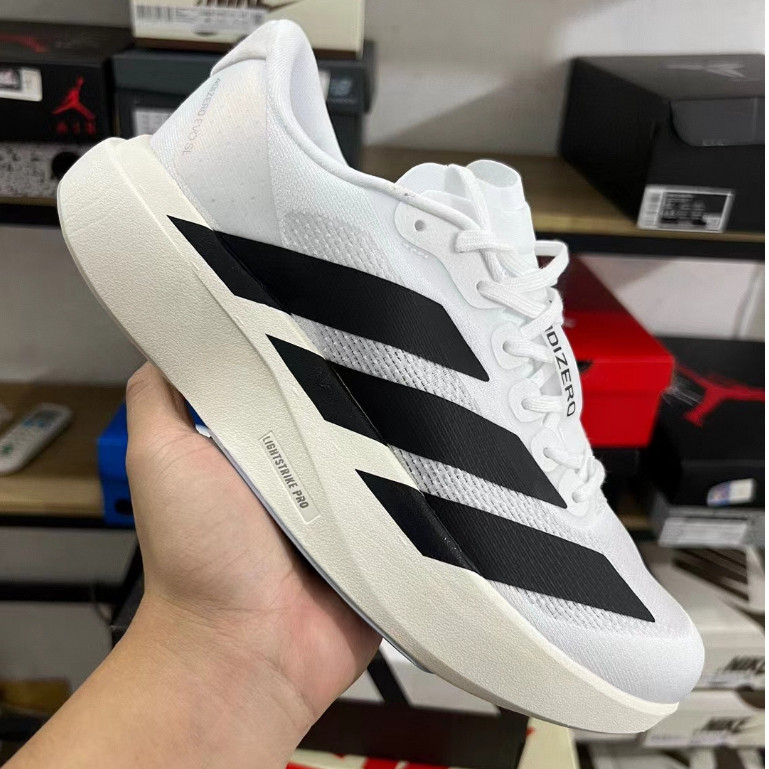 [คลังสินค้าพร้อมจัดส่งฟรี]รองเท้าผ้าใบ Adizero ผู้ชายและผู้หญิง Ruing รองเท้า Adizero Adios Pro 3 รอ