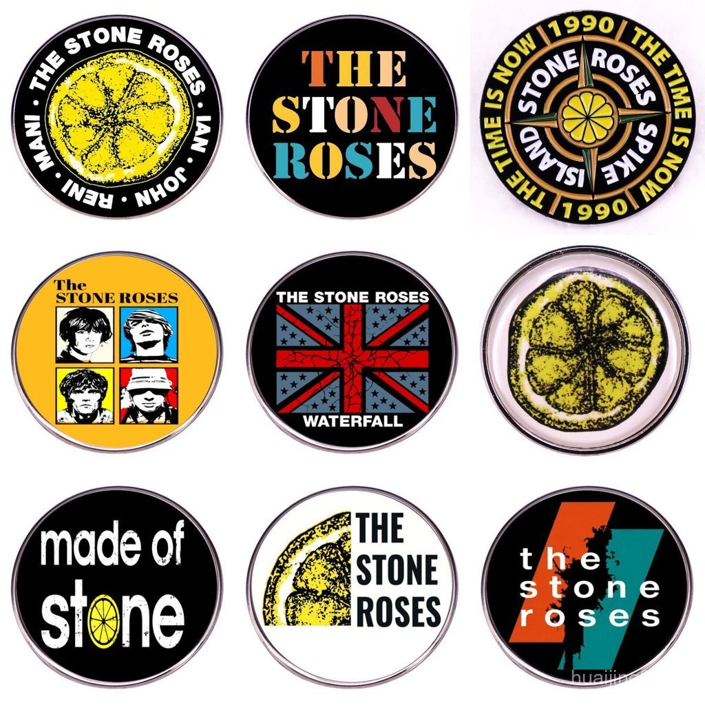 The Stone Roses The Stone Roses เข็มกลัด Rock Band Badge โลหะอุปกรณ์เสริม X3RY