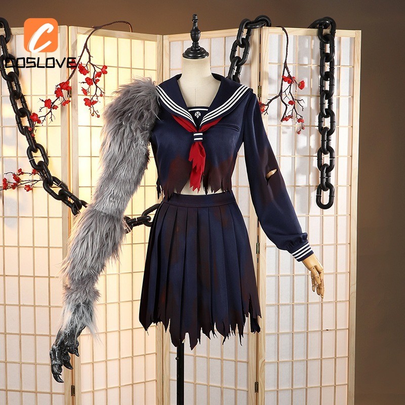 Silent Hill F Shimizu Hinako Damage Version Fox คอสเพลย์เสื้อผ้าชุดเครื่องแต่งกายสําหรับสาว JK ชุด F