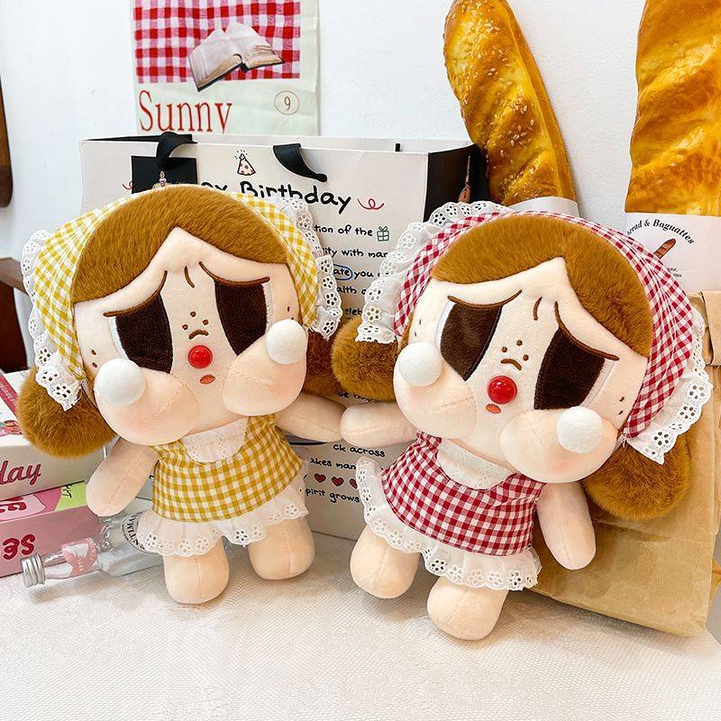 Cute Rainbow Thai Clothing Crying Baby Plush Doll Get Gift for Girlfriend Free pZai