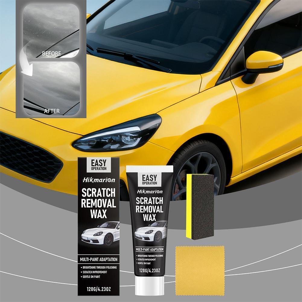 Premium Car Scratch Removal Wa Scratch Repair Kit พร้อมขัดวางและเช็ด W4o8 LENZMOS