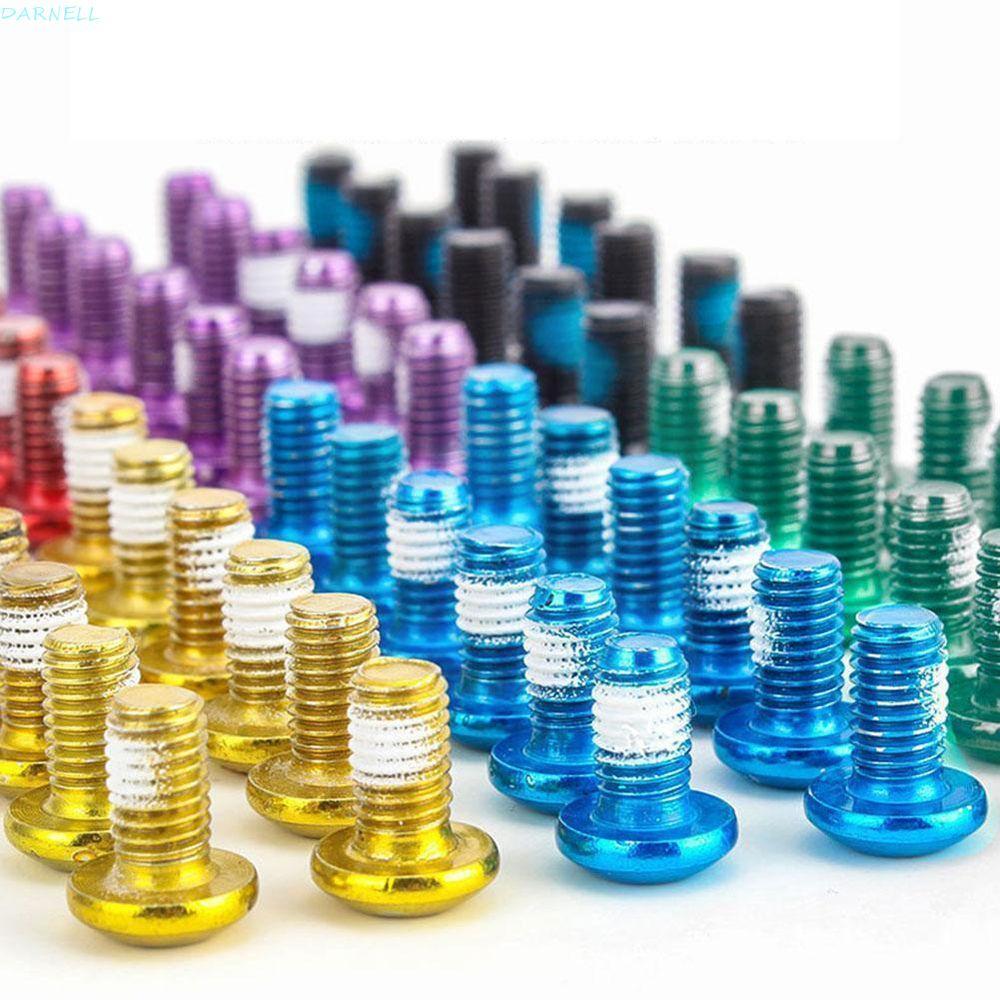 DARNELL Torx Bolts 12PCS สแตนเลส T25 Torx เบรคอุปกรณ์เสริมจักรยานเสือภูเขาเครื่องมือ T25 สกรู