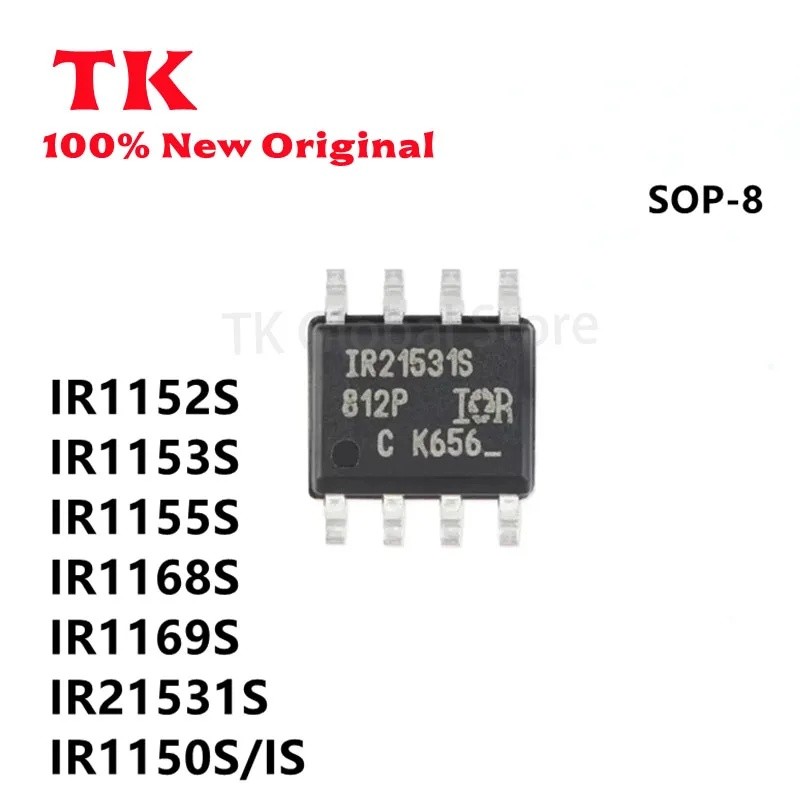 2-5 ชิ้น IR1150S คือ IR1152S IR1153S IR1155S IR1168S IR1169S IR21531S SOP-8 ชิป IC ขายส่ง, ในสต็อกชิ