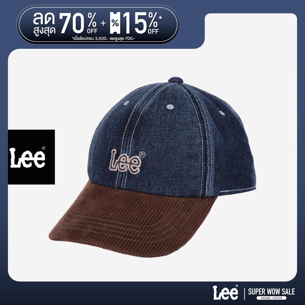 LEE หมวกแก๊ปผู้ชาย รุ่น LE F126MHATN07 สียีนส์กลาง