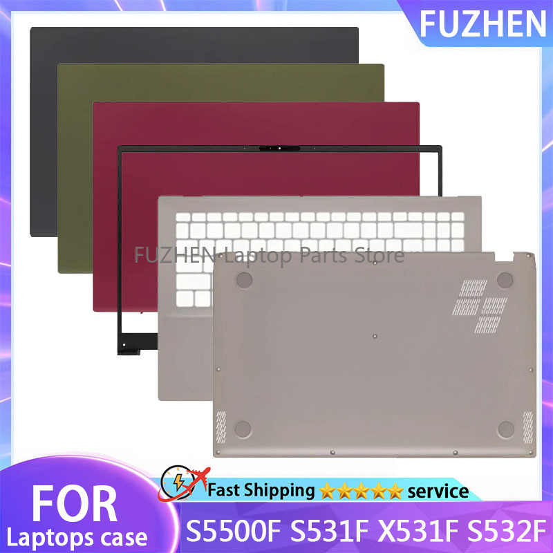 ใหม่สําหรับ ASUS 15x S5500F S531F X531F S532F แล็ปท็อปปกหลัง LCD/กรอบด้านหน้า/Palm Pad/ด้านล่าง