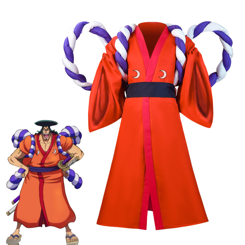 ONE PIECE Wano Country Kozuki Oden คอสเพลย์เครื่องแต่งกาย ONE PIECE Kozuki Oden คอสเพลย์เครื่องแต่งก