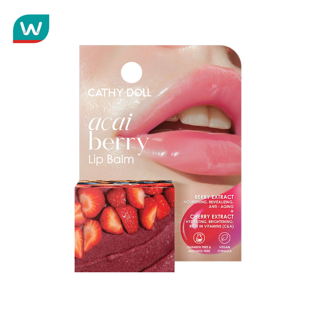 Cathy Doll เคที่ดอลล์ ลิปบาล์ม อาซาอิ เบอร์รี่ 12 กรัม
