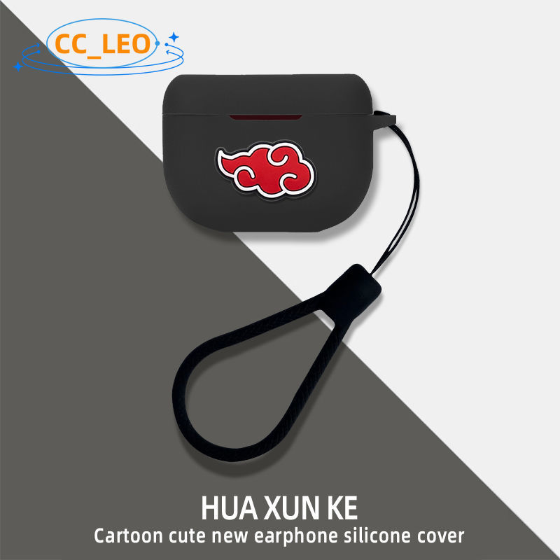 Suitable for Jabra Elite 10 Case Cute Bulldog Cartoon Panda Silicone Soft Case with Lanyard Compatib