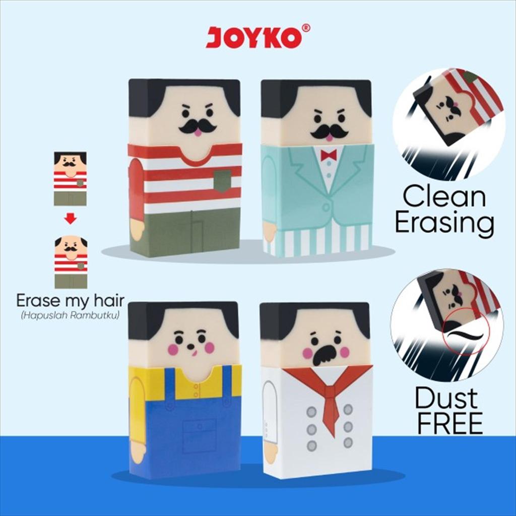 NA JOYKO Man In Costume Character Pencil Eraser ER-125 / Eraser Eraser Stip Setip Rubber ER125