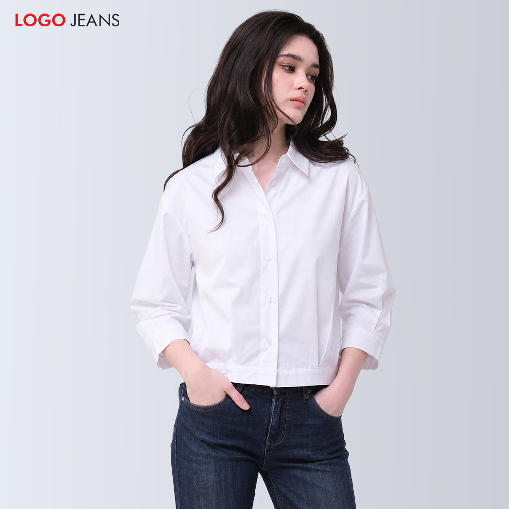 KEMEJA Logo Jeans - เสื้อเชิ้ตผู้หญิง Gramma Exclusive Online 23A89L5WT