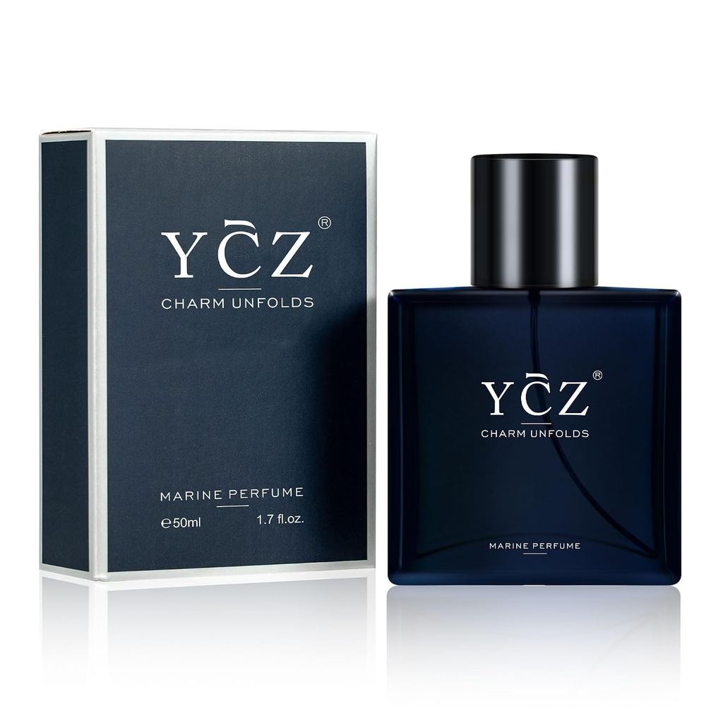 Ycz Charm Unfolds Marine Perfume สําหรับผู้ชาย 1.7 ออนซ์ Long Lasting Eau De Parfum Cologne For Men,