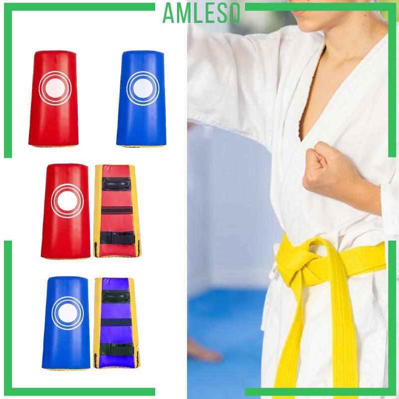 [Amleso] Taekwondo Kick Pad Kick Curved Strike Pads ผู้หญิงผู้ชายอุปกรณ์เสริม Hand Target Boxing Tra