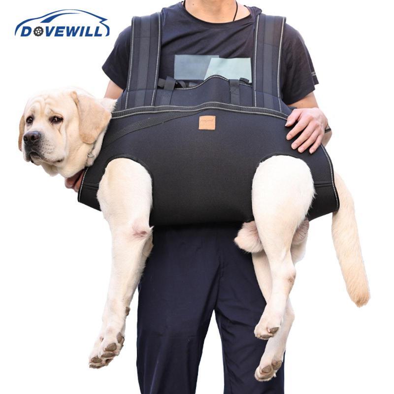 [Dovewill] Outdoor Carrier Tote Front Dog Carrier Backpack Adjustable Pet Carrying Legs Out Front Ca