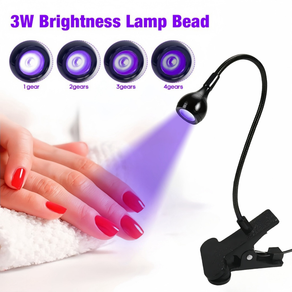 Led Repair Night Light uv สีม่วงเกราะโทรศัพท์มือถือคอหอพัก Curing คลิป 0IL8