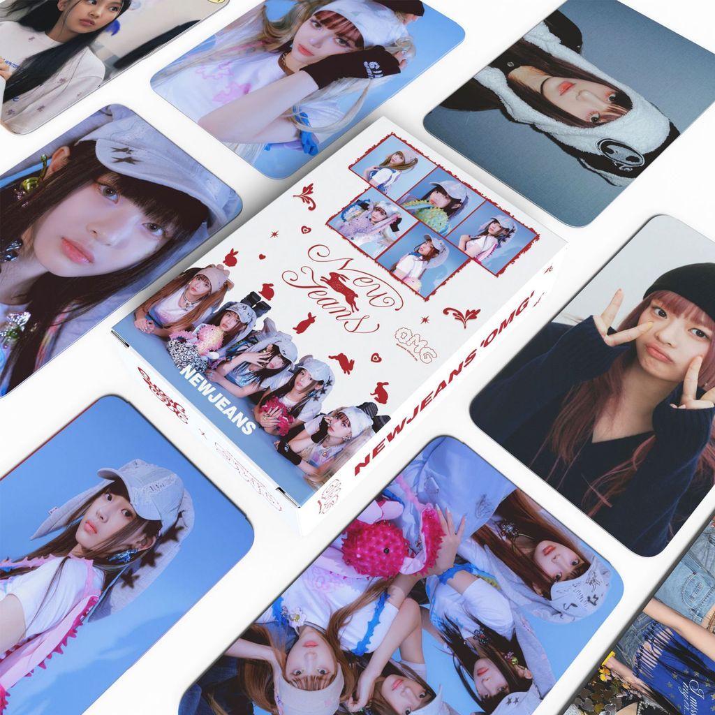 55 New Jeans Girl Group Whale อัลบั้มใหม่ OMG การ์ด Lomo Kang Jiang Sparkling Jin Min Chi สินค้าโปสก