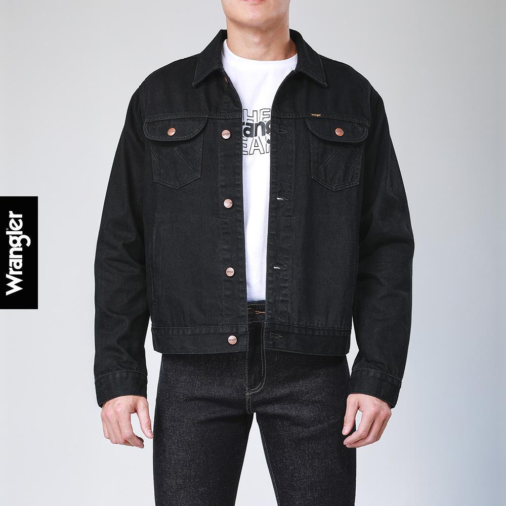 WRANGLER เสื้อแจ็กเก็ตผู้ชาย รุ่น WR F425MJKTF48 สีดำ