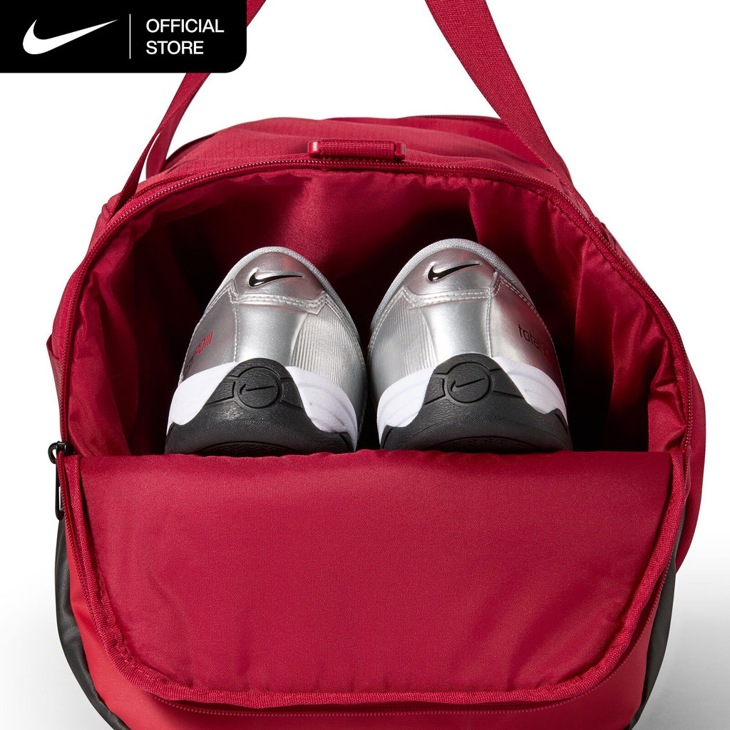 Nike حقيبة رياضية Brasilia صغيرة 40 لتر — أحمر — صورة 7