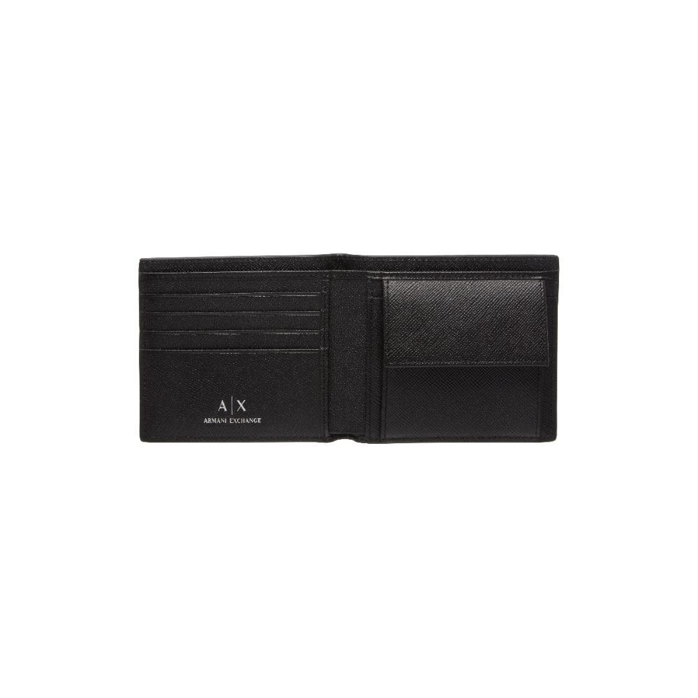 Armani Exchange حافظة بطاقات رجالية — أسود — صورة 3
