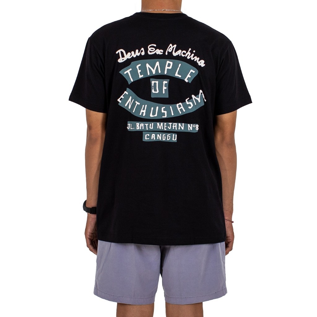 Deus Ex Machina-แฟชั่นสไตล์ใหม่สบายผ้าฝ้ายแท้พิมพ์คอกลมแขนสั้น