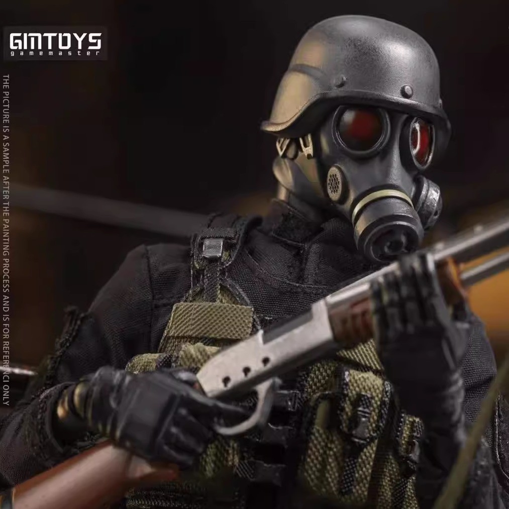 Gmtoys GM520 1/12 Resident Evil Death God Hank Huntsk Movable Soldier Figure Model