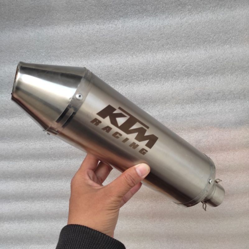 ท่อไอเสีย Ktm ท่อไอเสีย 38mm Slincer เฉพาะสไตล์สแตนเลสคุณภาพสูง 38 มม.