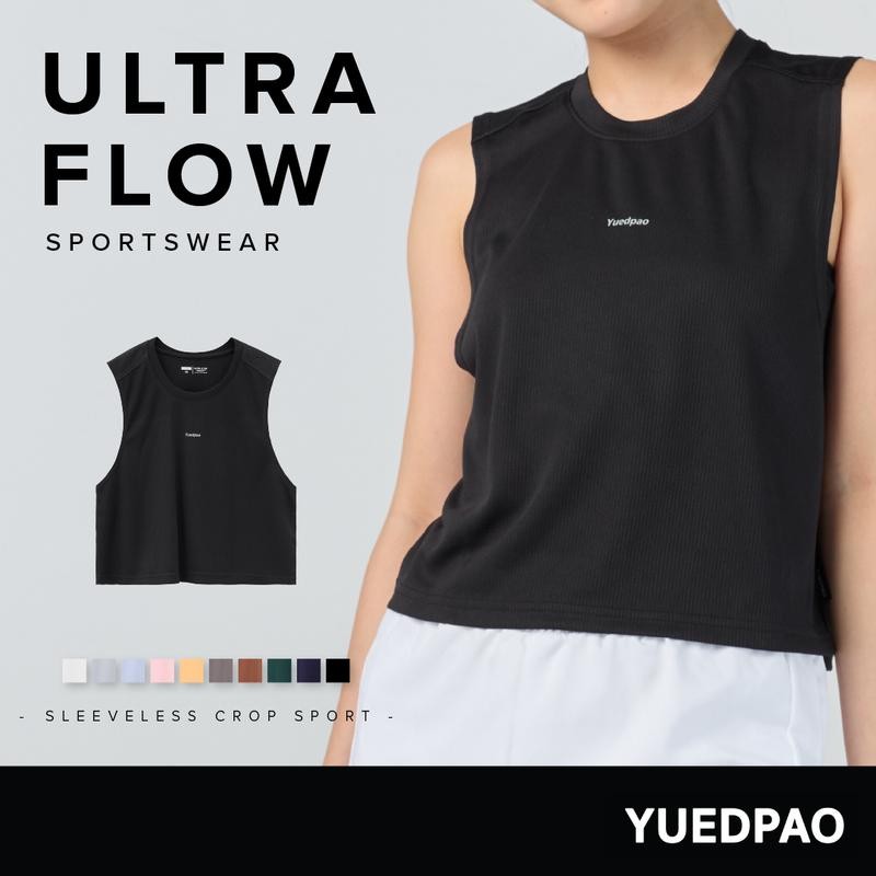 【SiamGlow SELLER】Yuedpao Sportswear เสื้อออกกำลังกายผู้หญิง ครอปแขนกุด Ultra Flow Sleeveless Crop
