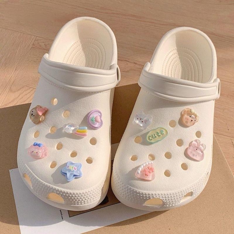 icy.sport รองเท้าแตะกระต่ายน้อยน่ารักสำหรับผู้หญิงใส่กลางแจ้งในช่วงฤดูร้อน ทำจากวัสดุ Eva กันลื่น สไตล์หัว X099
